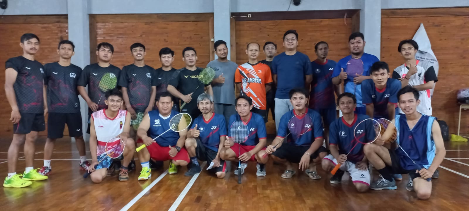 Community Badminton Team Activity