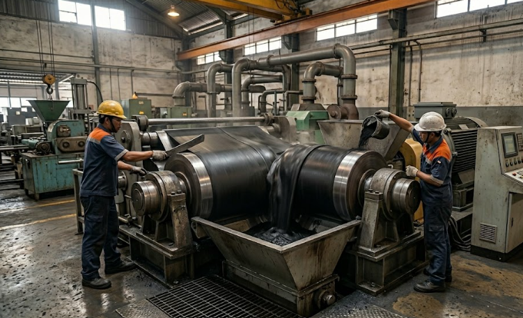 open mill untuk rubber mixing