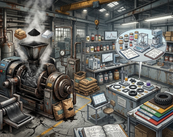 Perbedaan Rubber Mixing dan Compounding
